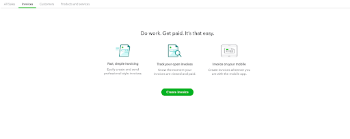 QuickBooks Setup - Create Invoice